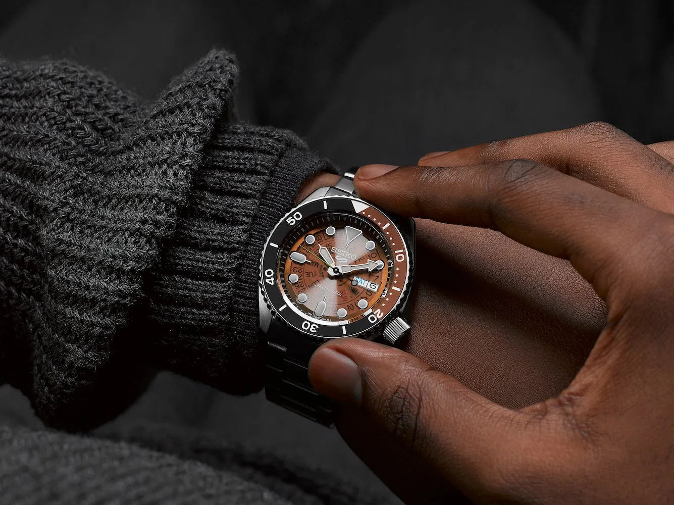 Seiko 5 Sports Skeleton Dial Watch sold by Jura Watches product image thumbnail 3