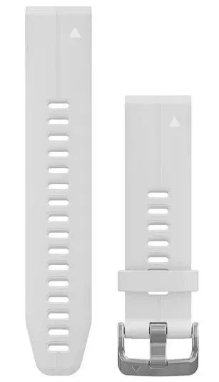 Garmin Strap QuickFit 20 Carrara White Silicone D sold by Jura Watches