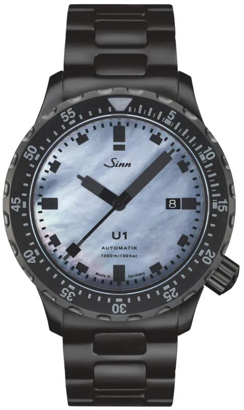 Sinn Watch U1 S Perlmutt S H Link Bracelet Limited Edition sold by Jura Watches