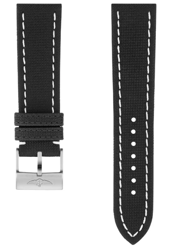 Breitling Strap Military Leather 22-20 Anthracite sold by Jura Watches