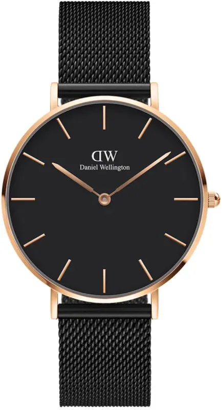 Daniel Wellington Watch Petite Ashfield Black 36mm sold by Jura Watches