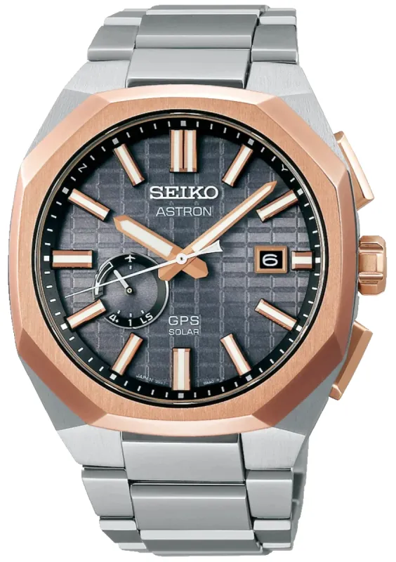 Seiko Astron GPS Solar Rose Gold Crystal Box sold by Jura Watches