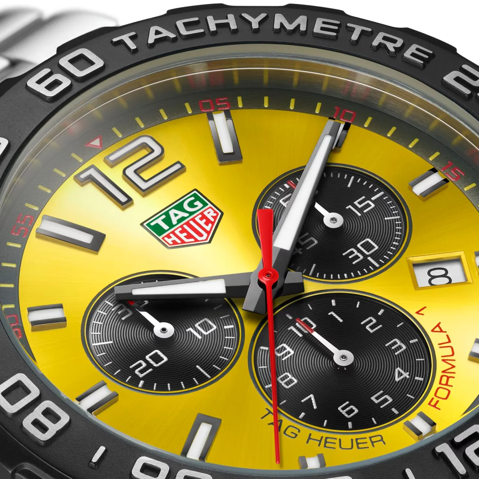 TAG Heuer Formula 1 Chronograph Yellow Bracelet Watch sold by Jura Watches product image thumbnail 4