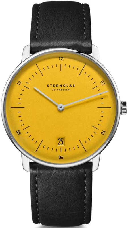 Sternglas Naos Edition Yellow Watch D sold by Jura Watches