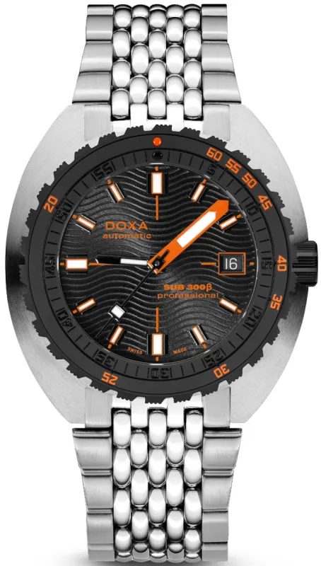 Doxa SUB 300 Beta Ceramic Steel Professional Bracelet Watch sold by Jura Watches