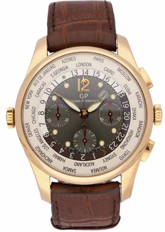 Girard Perregaux WW.TC Rose Gold Pre-Owned made by Jura Watches