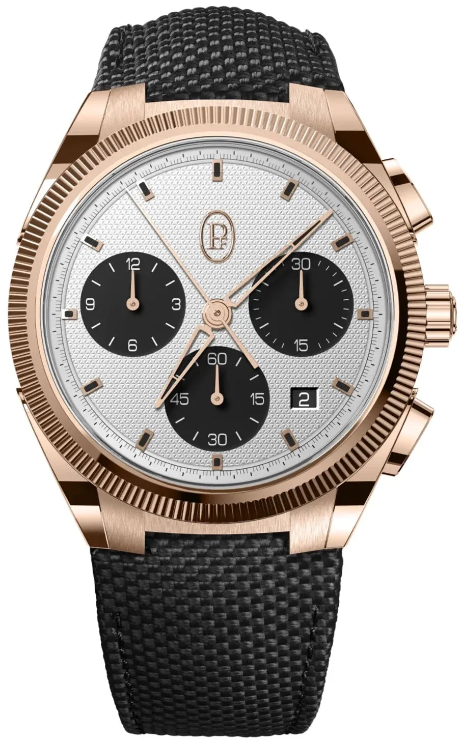 Parmigiani Fleurier Tonda PF Sport Chronograph Rose Gold Watch sold by Jura Watches