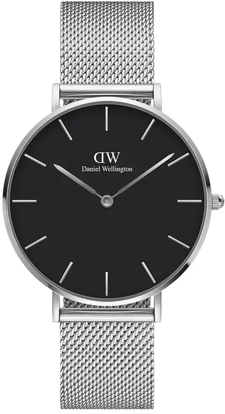Daniel Wellington Watch Petite Sterling Black 36mm sold by Jura Watches