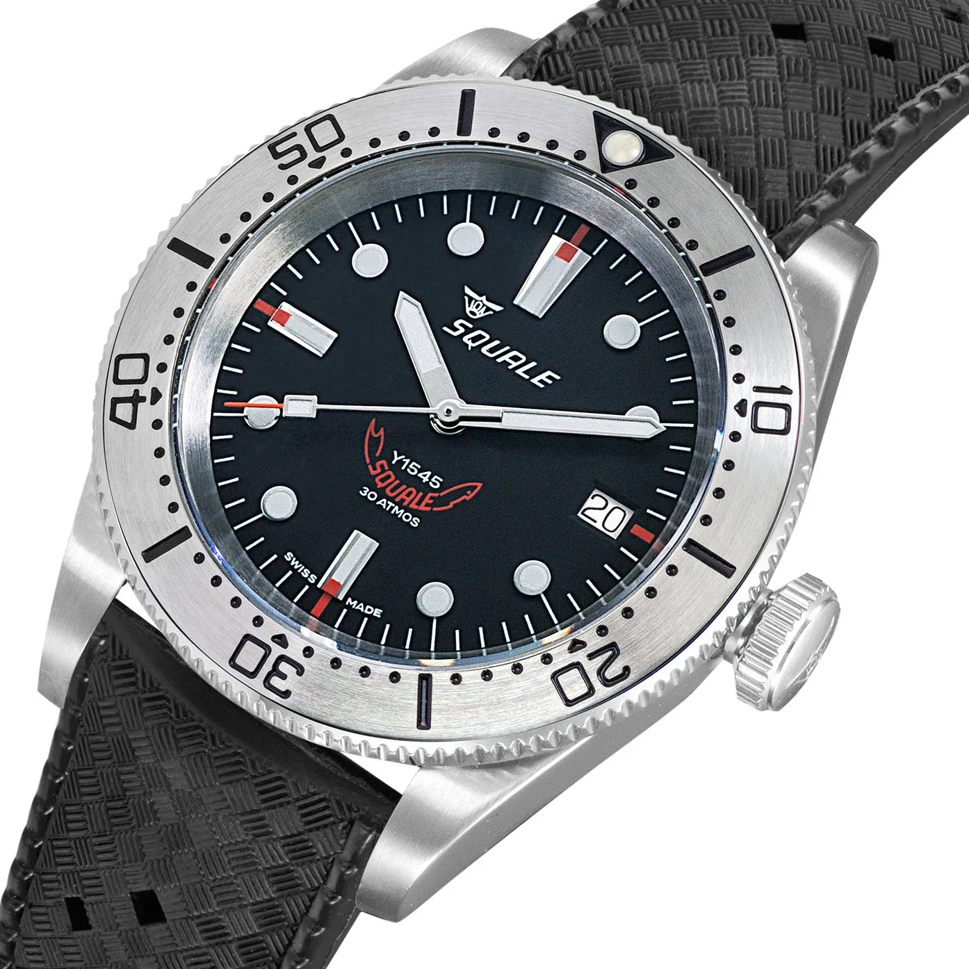 Squale 1545 Steel Black Watch sold by Jura Watches product image thumbnail 3