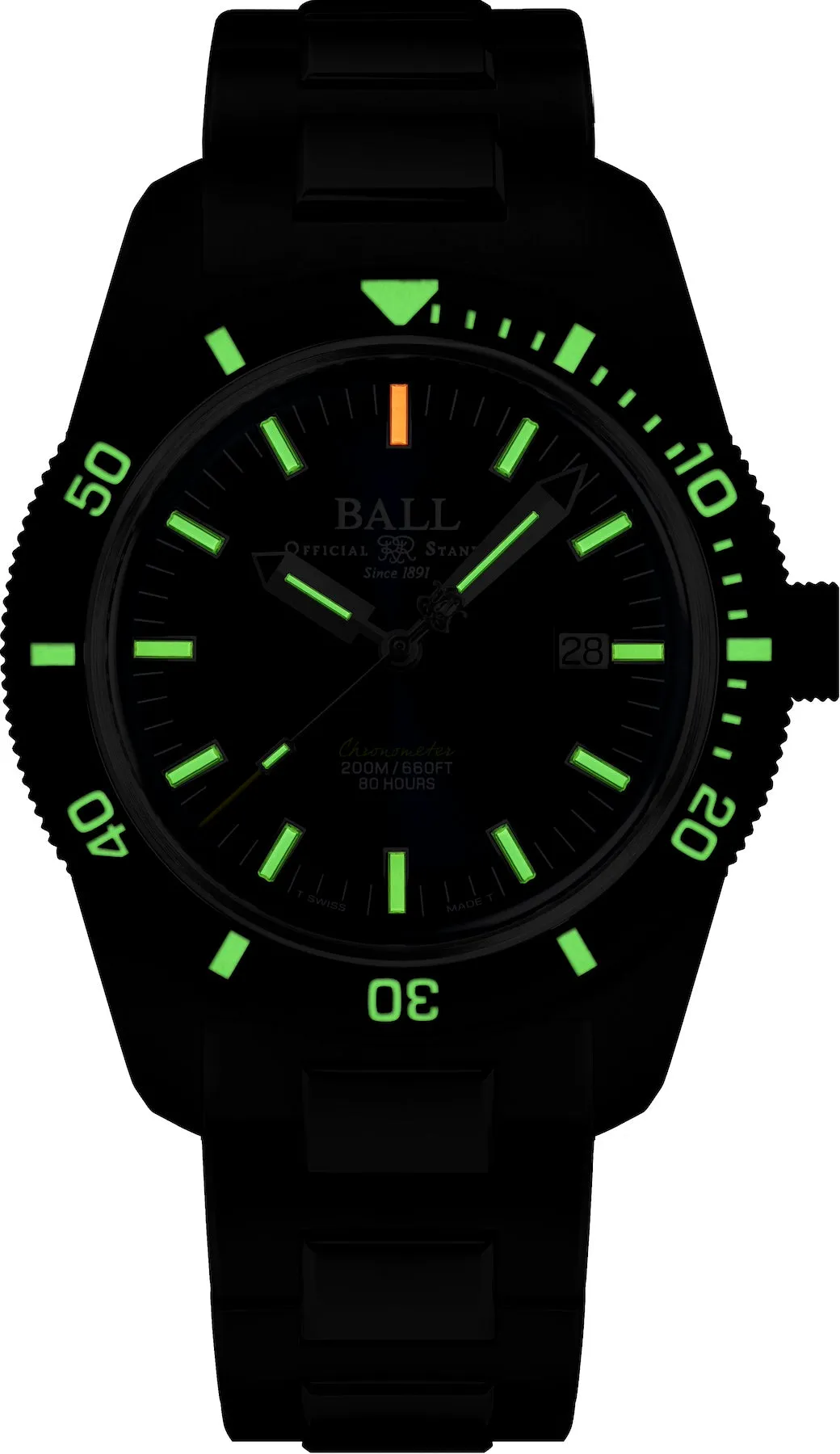 Ball Watch Company Engineer II Skindiver Heritage Manufacture Chronometer Limited Edition Watch sold by Jura Watches product image thumbnail 2