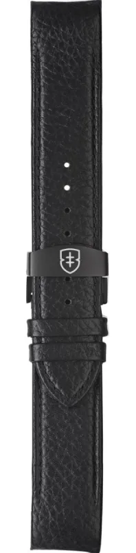 Elliot Brown Leather 22mm Black Pebbled Deployment sold by Jura Watches