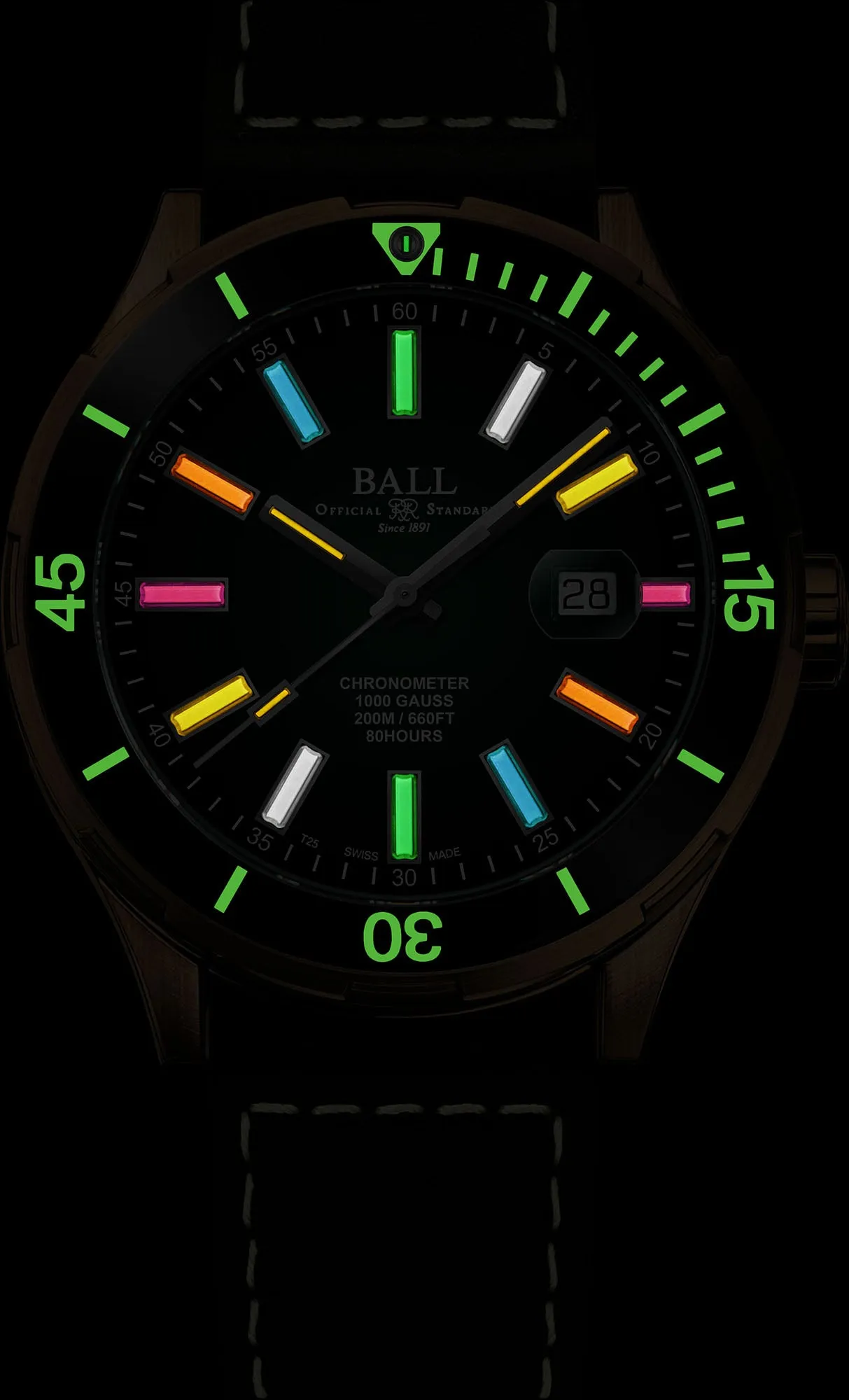 Ball Watch Company Roadmaster M Marvelight Limited Edition Bronze sold by Jura Watches product image thumbnail 2