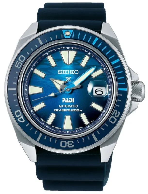 Seiko Prospex Great Blue King Samurai PADI Watch Pre-Order sold by Jura Watches