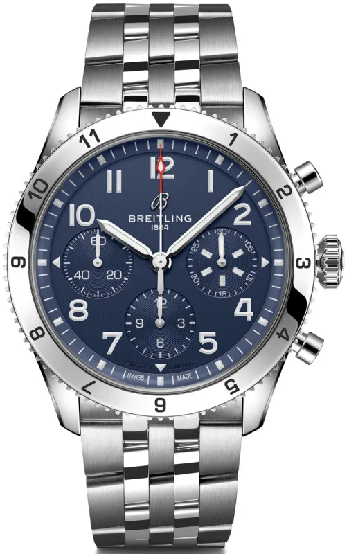 Breitling Classic AVI 42 Vought F4U Corsair Bracelet Watch made by Breitling