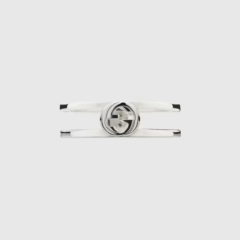 Gucci Interlocking Sterling Silver Ring sold by Jura Watches product image thumbnail 2