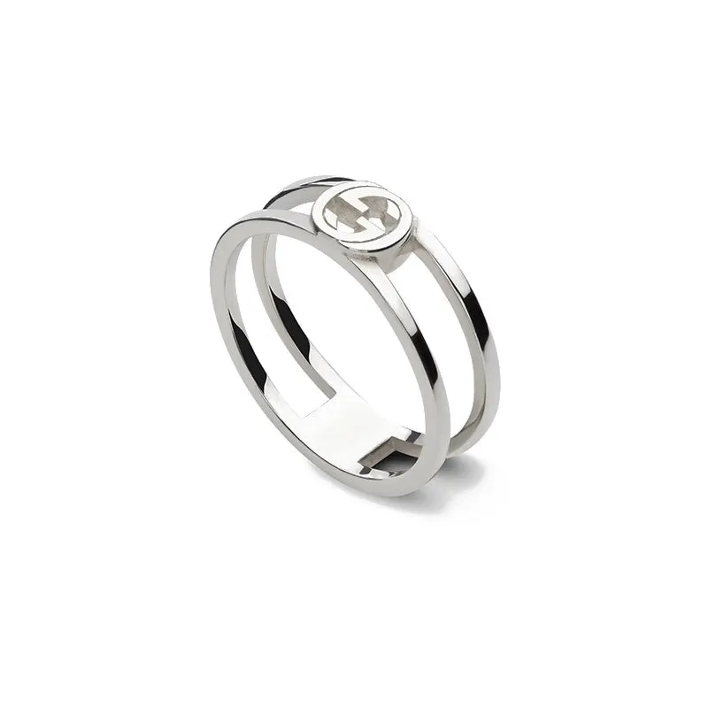 Gucci Interlocking Sterling Silver Ring sold by Jura Watches