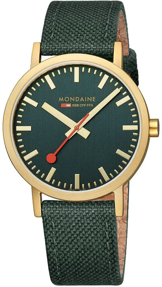 Mondaine Classic Forest Green Watch sold by Jura Watches