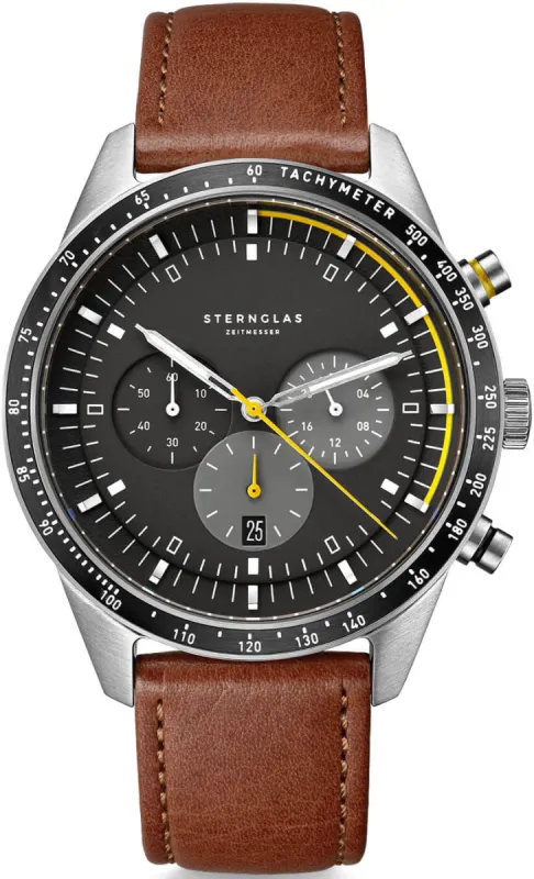 Sternglas Tachymeter Quartz Leather made by Jura Watches