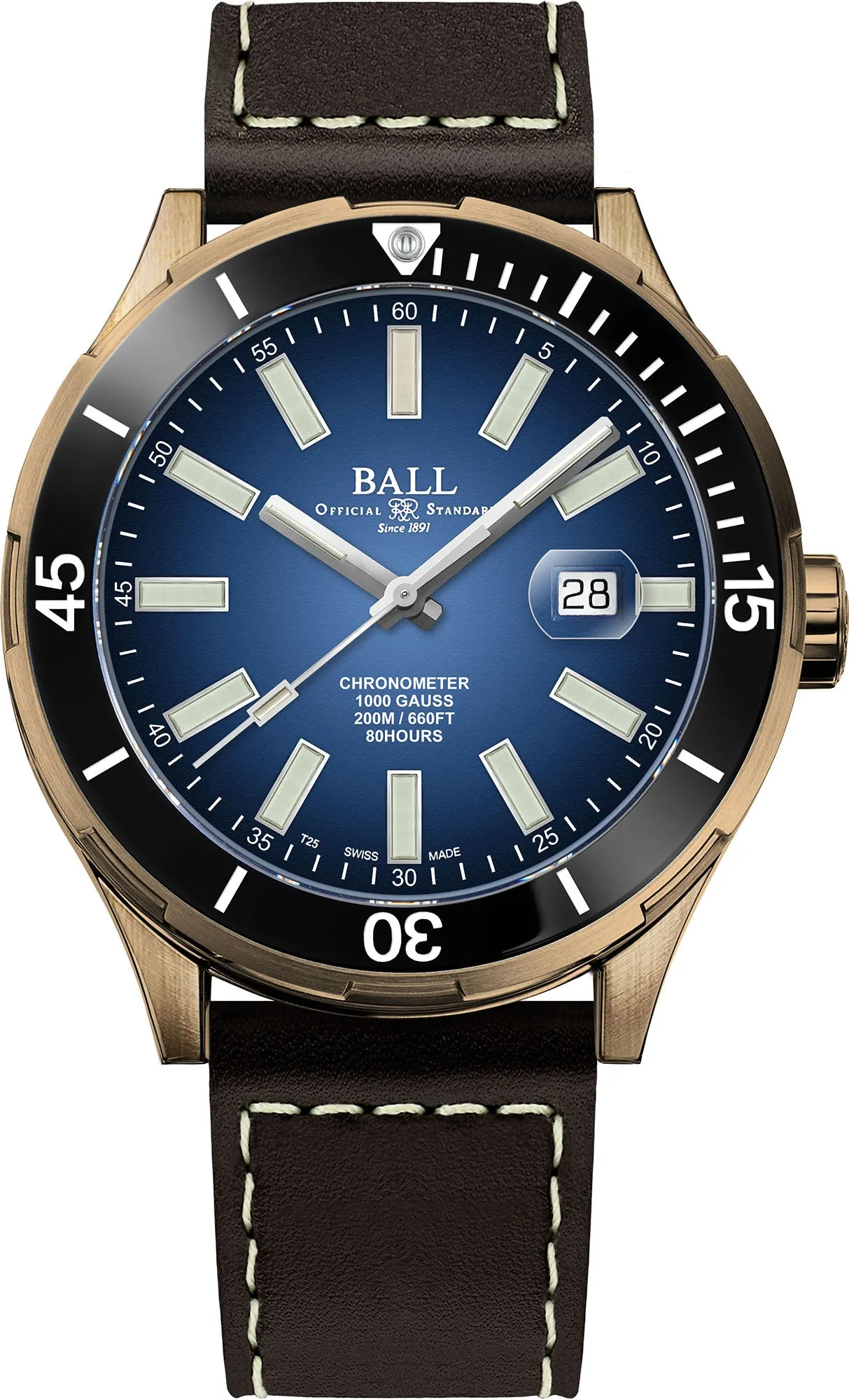 Ball Watch Company Roadmaster M Marvelight Limited Edition Bronze sold by Jura Watches