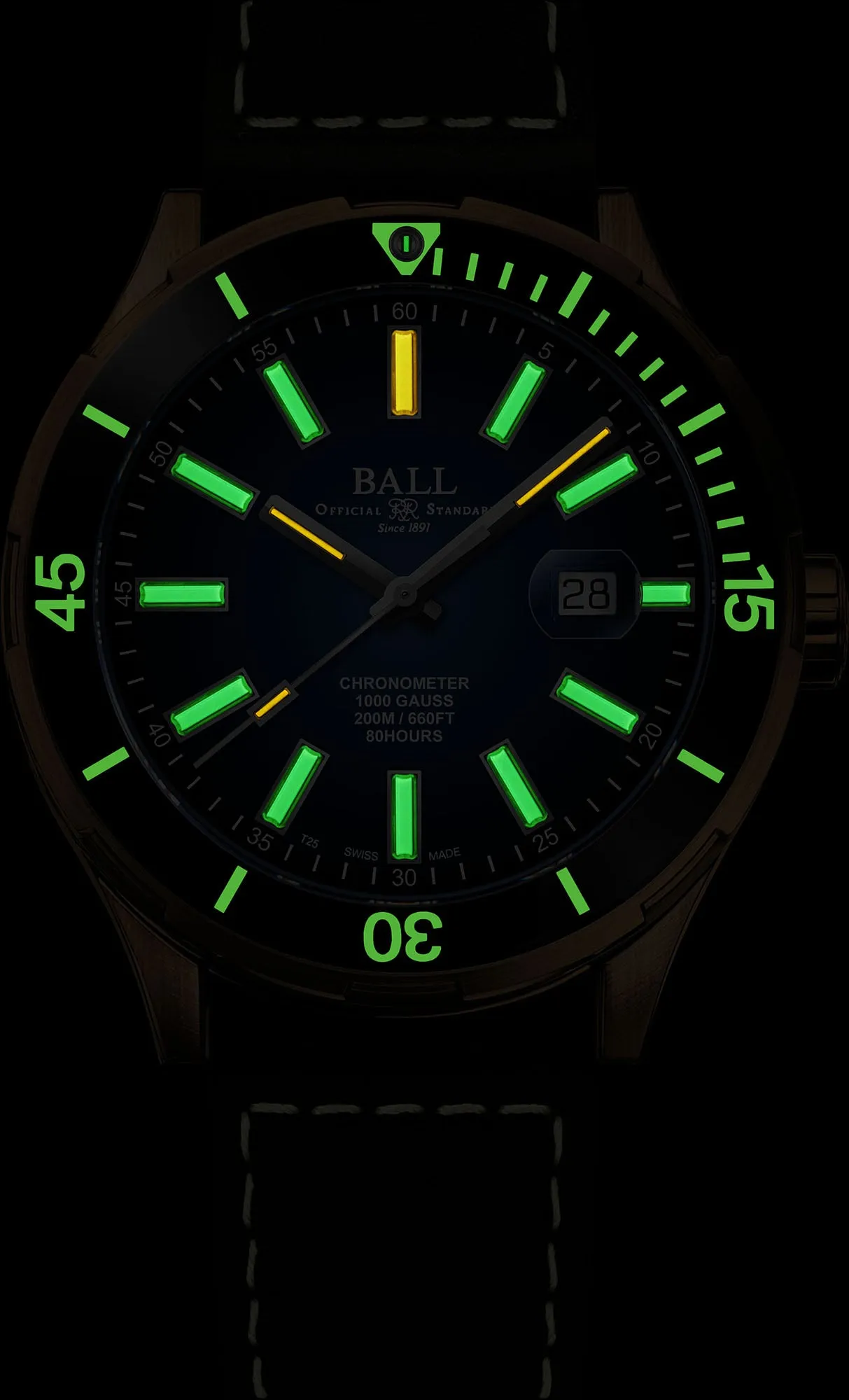 Ball Watch Company Roadmaster M Marvelight Limited Edition Bronze sold by Jura Watches product image thumbnail 2