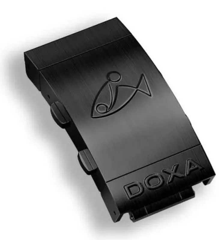 Doxa Strap SUB 300 Carbon Steel Folding Clasp With Ratcheting Dive Extension D sold by Jura Watches