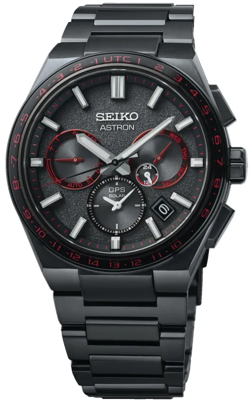 Seiko Astron GPS Solar 5X Dual Time Redshift Limited Edition sold by Jura Watches