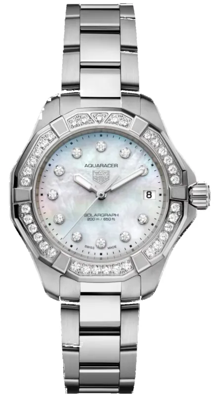 TAG Heuer Aquaracer Professional 200 Solargraph 34 Watch sold by Jura Watches