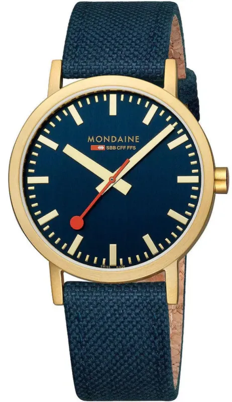 Mondaine Classic Deep Ocean Blue Watch sold by Jura Watches