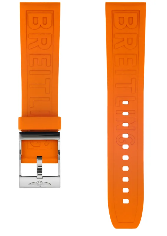Breitling Strap Diver Pro III 22-20 Orange Small sold by Jura Watches