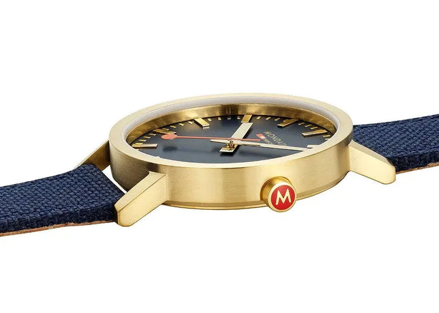 Mondaine Classic Deep Ocean Blue Watch sold by Jura Watches product image thumbnail 3