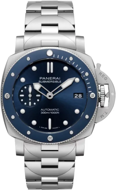 Panerai Submersible Blu Notte Watch made by Panerai