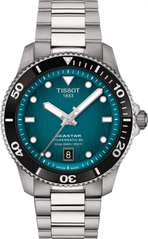 Tissot Seastar 1000 Powermatic 80 40mm Watch made by Tissot