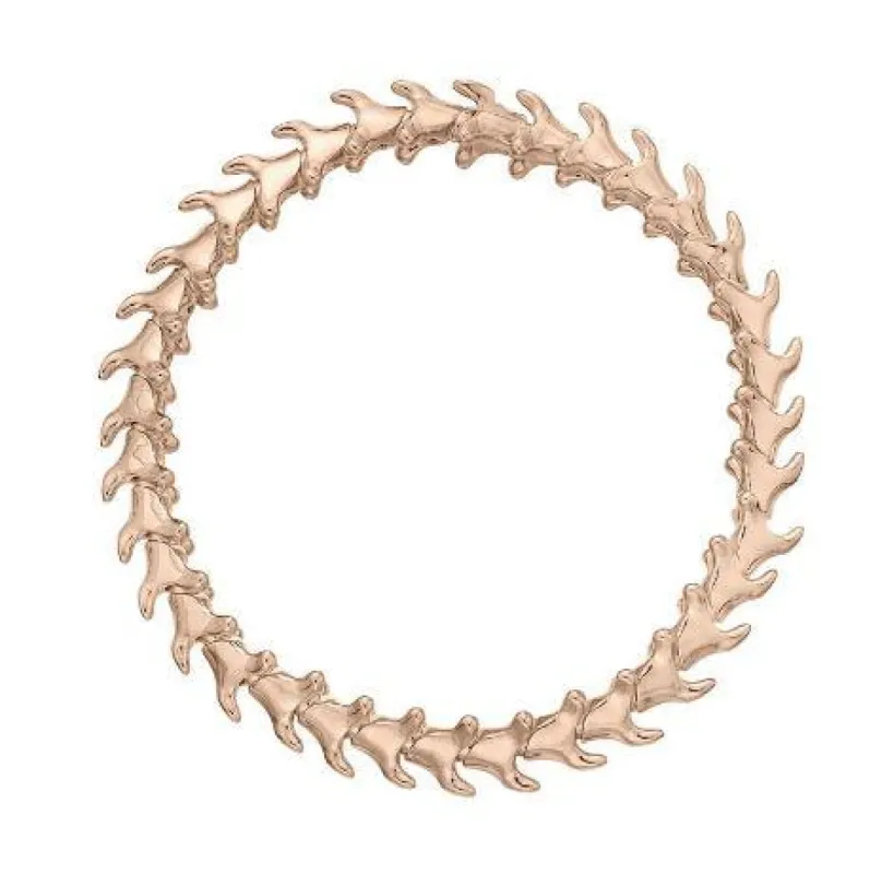 Shaun Leane Serpent Trace 18ct Rose Gold Plated Sterling Silver Slim Bracelet D sold by Jura Watches
