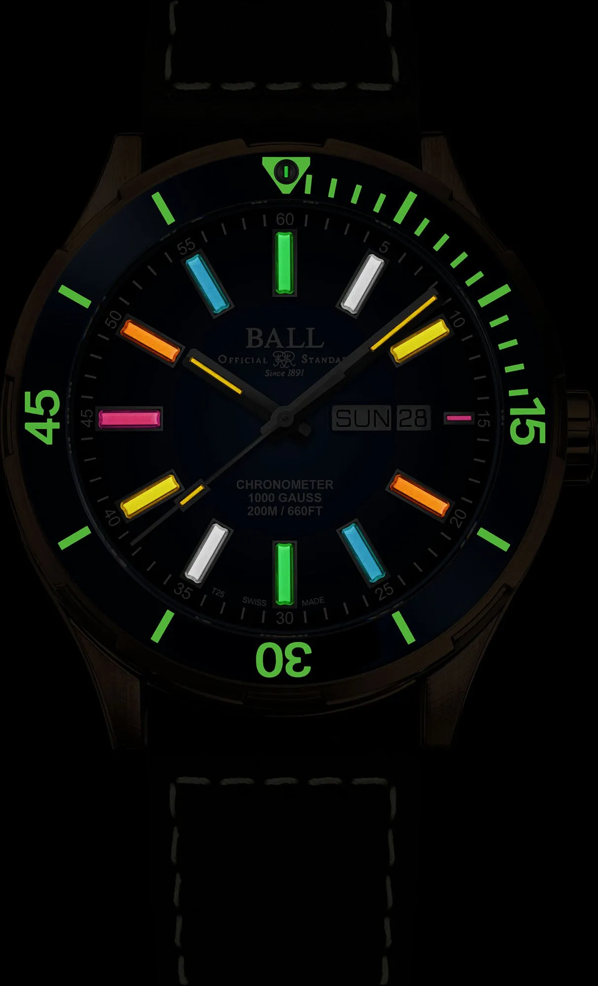 Ball Watch Company Roadmaster Marvelight Bronze Limited Edition sold by Jura Watches product image thumbnail 2