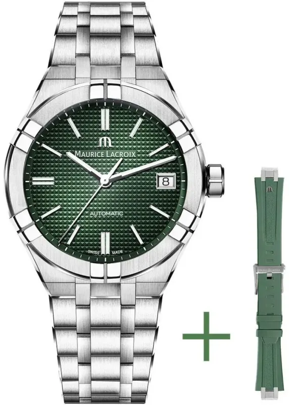 Maurice Lacroix Watch Aikon Automatic 39mm Strap Set D sold by Jura Watches