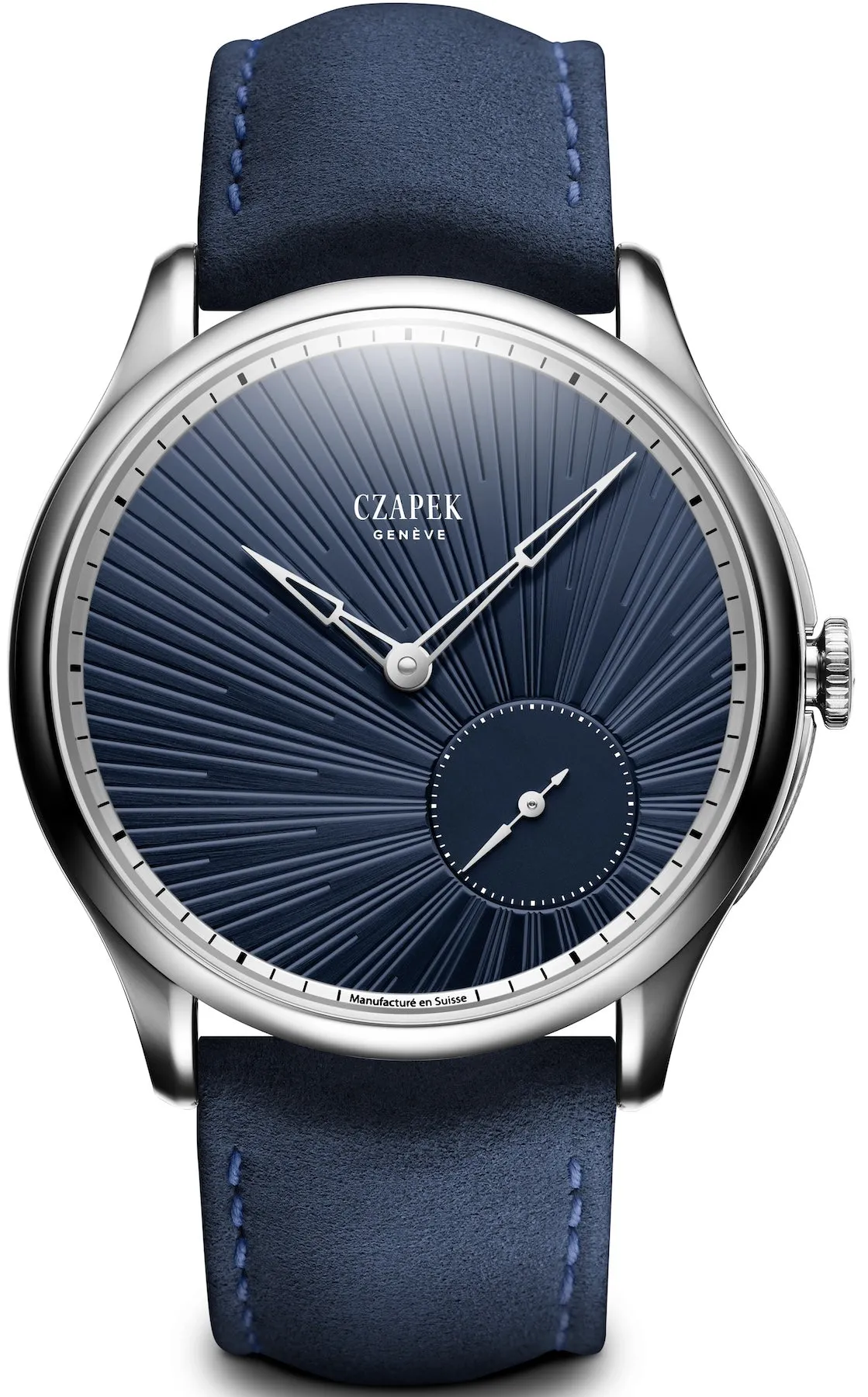 Czapek Promenade Guilloche Soleil Blue Night Watch sold by Jura Watches