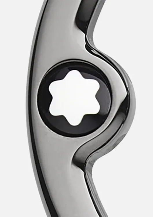 Montblanc Horseshoe Buckle 35mm Reversible Leather Belt Saffiano Printed Mastic/Black sold by Jura Watches product image thumbnail 4