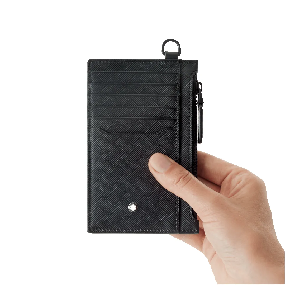 Montblanc Card Holder Extreme 3.0 with Zipped Pocket Black 8cc sold by Jura Watches product image thumbnail 2