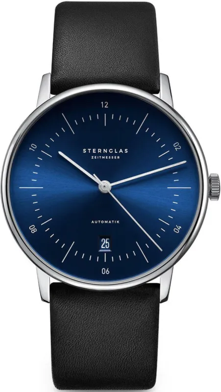 Sternglas Naos/A Automatic Leather Watch sold by Jura Watches