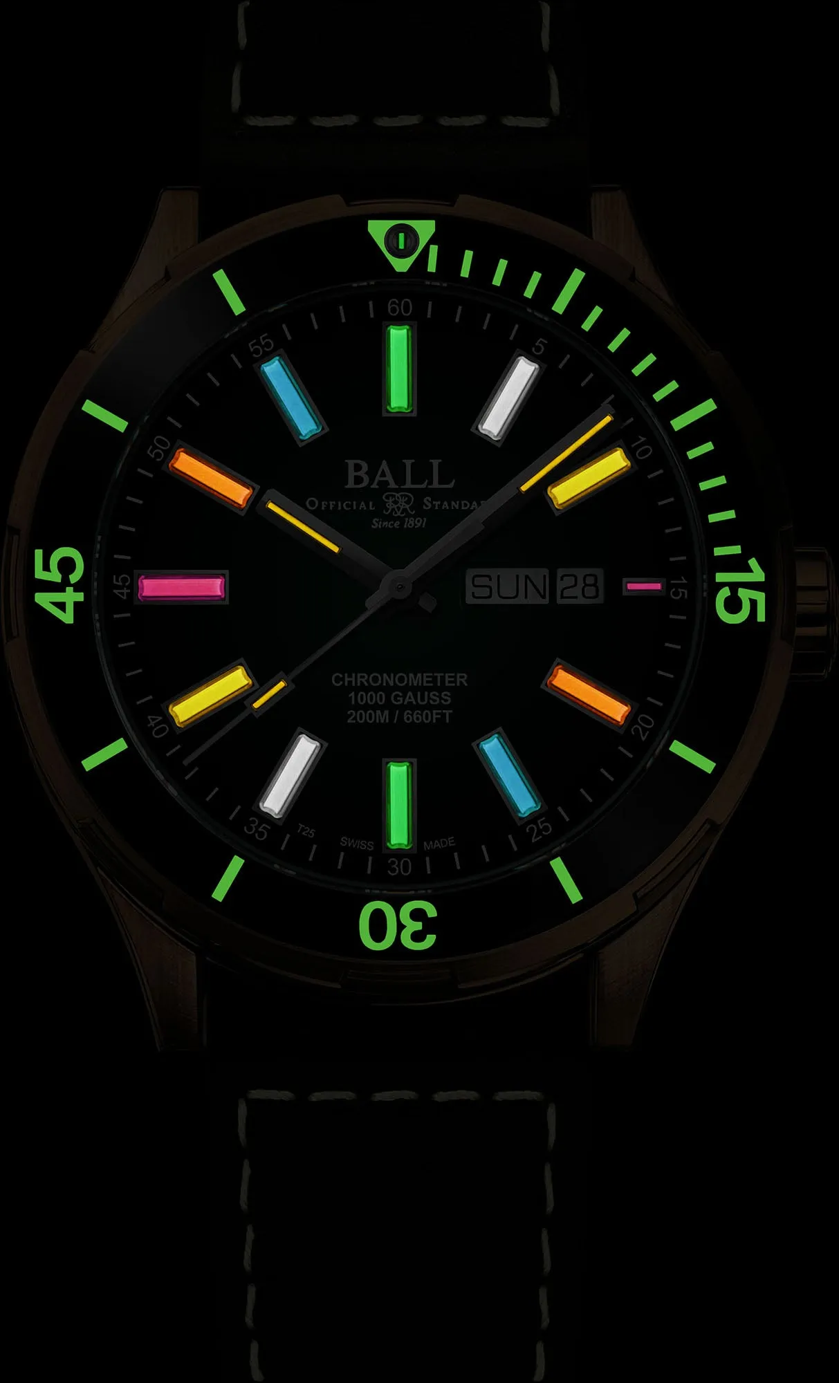 Ball Watch Company Roadmaster Marvelight Bronze Limited Edition sold by Jura Watches product image thumbnail 2