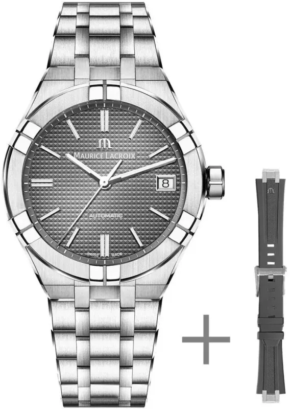 Maurice Lacroix Watch Aikon Automatic 39mm Strap Set D made by Jura Watches
