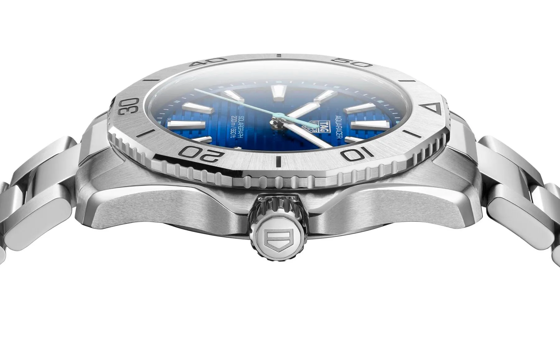 TAG Heuer Aquaracer Professional 200 Solargraph Blue Watch sold by Jura Watches product image thumbnail 5