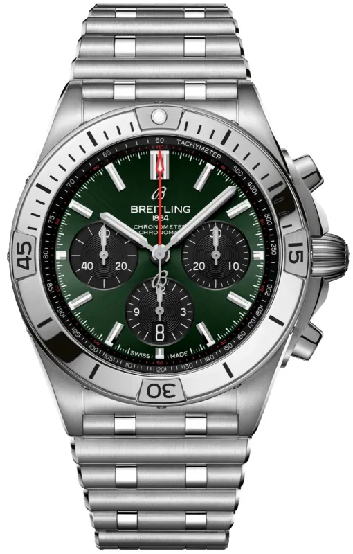 Breitling Chronomat B01 42 Green Watch sold by Jura Watches