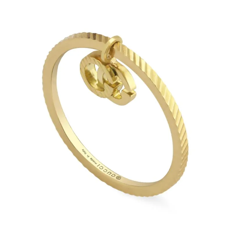 Gucci GG Running 18ct Yellow Gold Ring D sold by Jura Watches