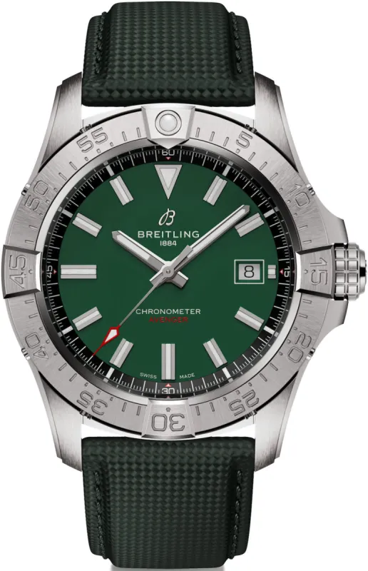 Breitling Avenger Automatic 42 Green Watch sold by Jura Watches