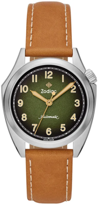 Zodiac Olympos Military Watch made by Zodiac