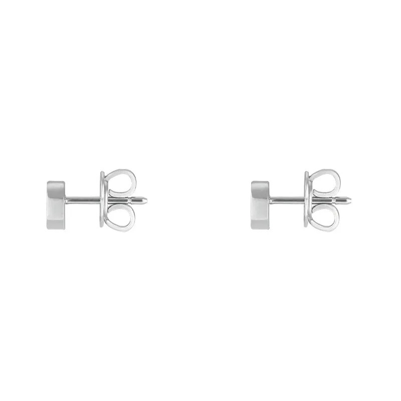 Gucci Interlocking 18ct White Gold 5mm Stud Earrings sold by Jura Watches product image thumbnail 2