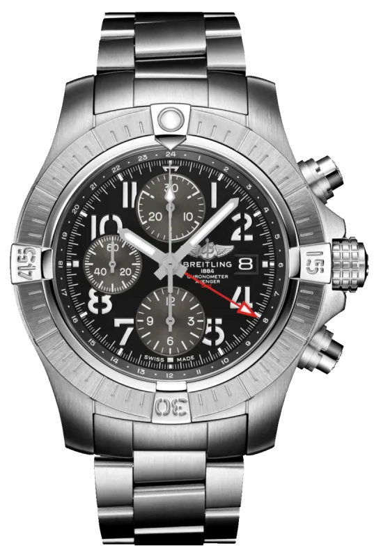 Breitling Avenger Chronograph GMT 45 Watch sold by Jura Watches