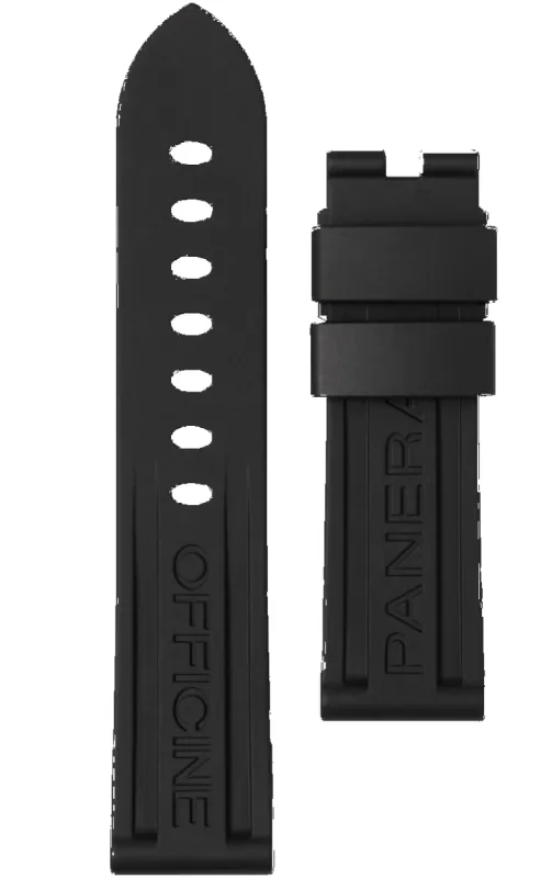 Panerai Strap Caoutchouc Black 22/20mm sold by Jura Watches