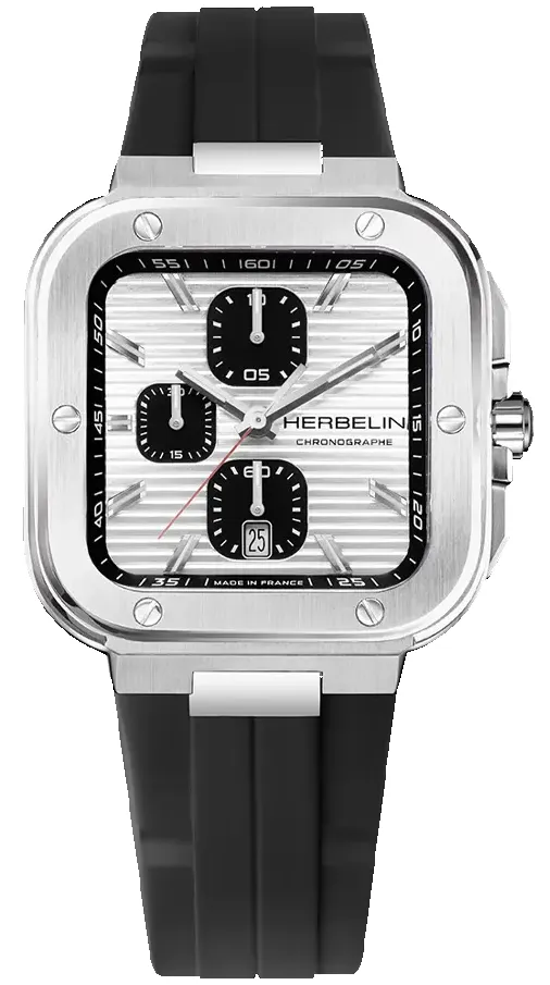 Herbelin Cap Camarat Square Chronograph Watch sold by Jura Watches